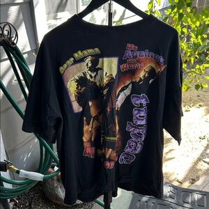 Vintage Tupac 2pac Black Men's T-Shirt XL